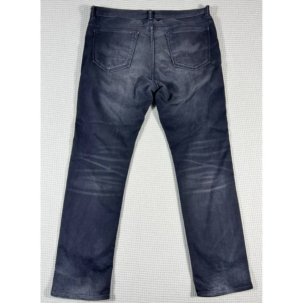 Banana Republic Mens The Traveler Utility Slim Jeans Dark Wash Black Size 32-30